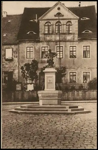 Siebenlehn-Großschirma „Der Schusterjunge" auf dem Marktplatz 1927