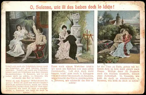 0, Susanna, wie ist das Leben doch so schön! Liebe Liebespaare - Love 1914