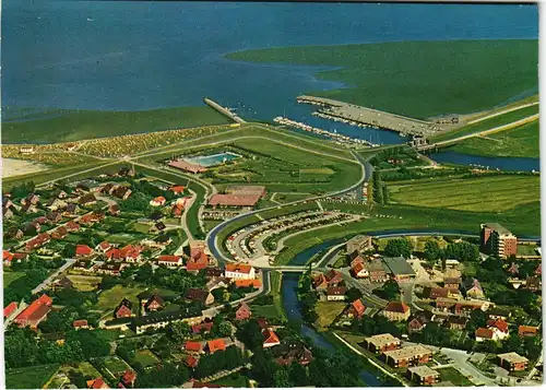 Horumersiel-Schillig-Wangerland Luftbild Panorama vom Flugzeug aus 1980