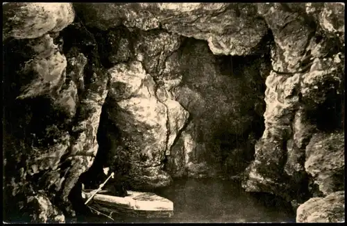 Ansichtskarte Altenstein-Bad Liebenstein Altensteiner Höhle, Bootstour 1963