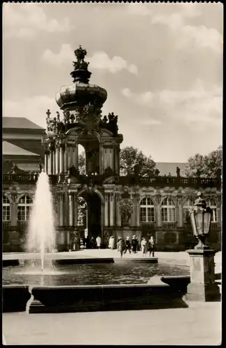 Ansichtskarte Innere Altstadt-Dresden Dresdner Zwinger 1962