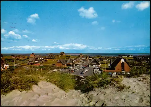Ansichtskarte Rantum-Sylt Stadt und Straße von der Düne 1978
