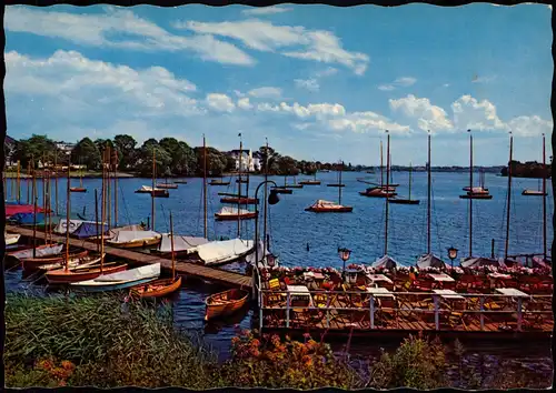 Ansichtskarte Hamburg Blick von der Krugkoppelbrücke 1979