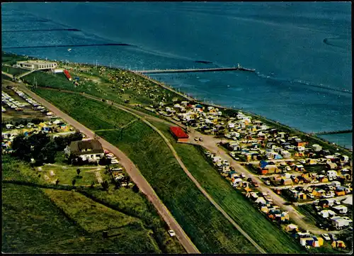 Ansichtskarte Burhave-Butjadingen Luftaufnahme Luftbild 1979