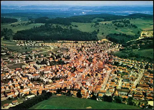 Ansichtskarte Ebingen-Albstadt Luftbild 1977