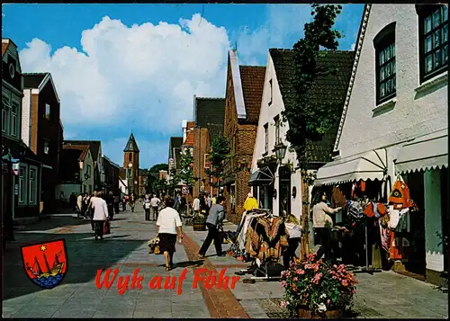Ansichtskarte Wyk (Föhr) Friedrich-Christiansen-Straße 1980