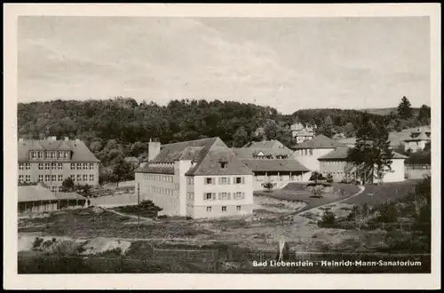 Ansichtskarte Bad Liebenstein Heinrich-Mann-Sanatorium 1954