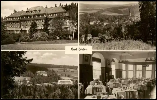 Ansichtskarte Bad Elster Kurheim mit Speisesaal 1966