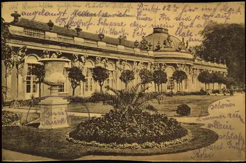 Ansichtskarte Potsdam Schloss Sanssouci 1932