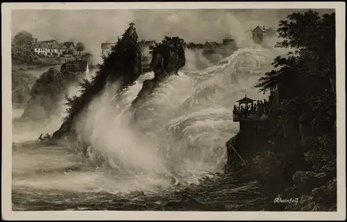 Ansichtskarte Neuhausen am Rheinfall Rheinfall, Fotokunst AK 1930