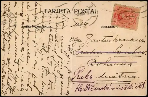 Postales Madrid Calle de Sevilla 1915
