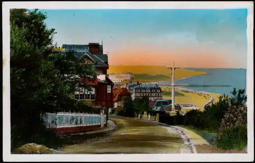 CPA Trouville-sur-Mer Vue prise du Calvaire vers la Plage 1952