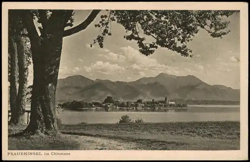 Ansichtskarte Chiemsee Fraueninsel - Chiemsee 1927