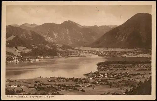 Ansichtskarte Bad Wiessee Tegernsee u. Egern. 1927