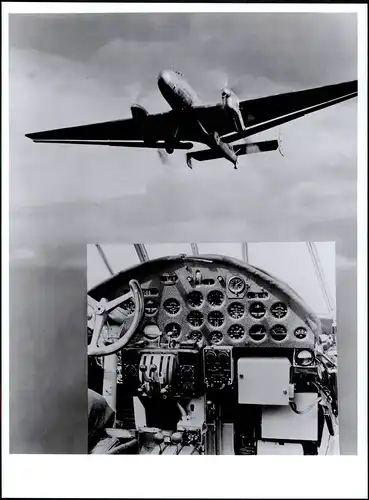 Lufthansa Junkers Ju86 Flugzeug Airplane Avion Pressefoto 17,5x24 1940/1988