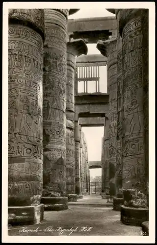 Luxor Karnak Tempel / الكرنك al-Karnak - „befestigtes Dorf“ 1932