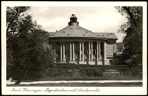 Ansichtskarte Bad Kissingen Regentenbau mit Saalepartie 1932