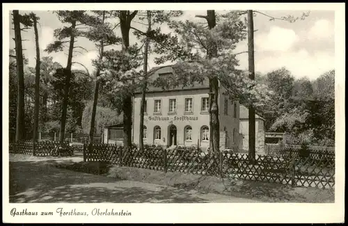 Ansichtskarte Oberlahnstein-Lahnstein Gasthaus Forsthaus 1930