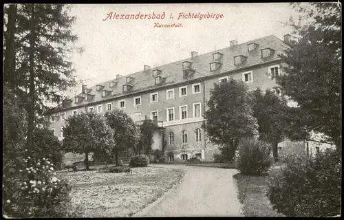 Ansichtskarte Bad Alexandersbad Kuranstalt. 1911