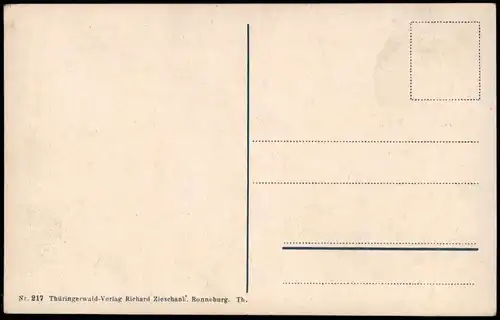 Ansichtskarte Manebach-Ilmenau Blick auf die Stadt 1914