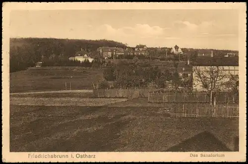 Ansichtskarte Friedrichsbrunn Partie am Kurhaus 1928