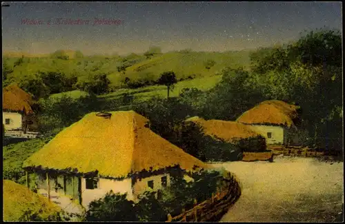 Postcard Polen Polska Polen / Polska Bauernhof 1914