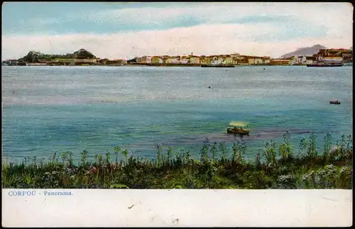 Postcard Korfu CORFOU Korfu Corfu Stadt Ionische Inseln 1909