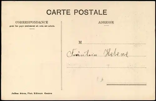 Ansichtskarte Chillon Chillon et la Dent du Midi Dampflokomotive Bahnhof 1912