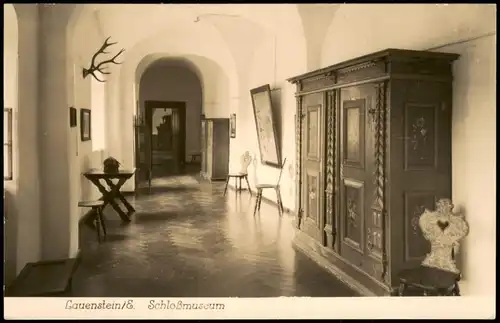 Lauenstein Altenberg (Erzgebirge) Schloß Lauenstein - Flur, Möbel 1962