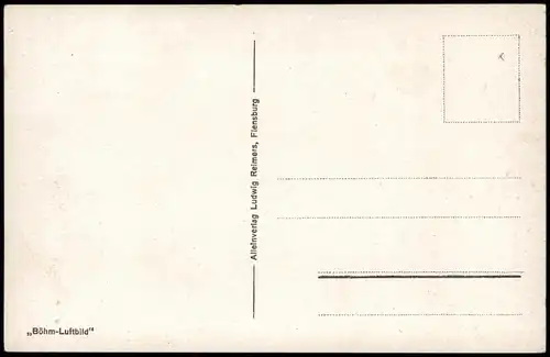 Glücksburg (Ostsee) Lyksborg Schloss Glücksburg - Luftbild 1928