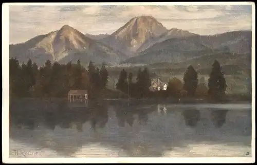 Ansichtskarte Kärnten Kärnten Mittagskogel - Künstlerkarte 1912