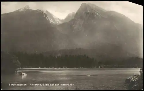 Ramsau bei Berchtesgaden Hintersee - Stimmungsbild Fotokarte 1926