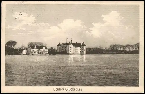 Ansichtskarte Glücksburg (Ostsee) Lyksborg Schloss Glücksburg 1913