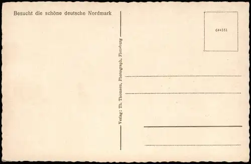 Ansichtskarte Glücksburg (Ostsee) Lyksborg Luftbild 1934