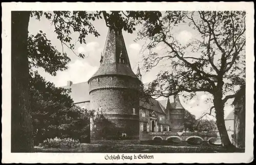 Ansichtskarte Geldern Schloß Haag 1934
