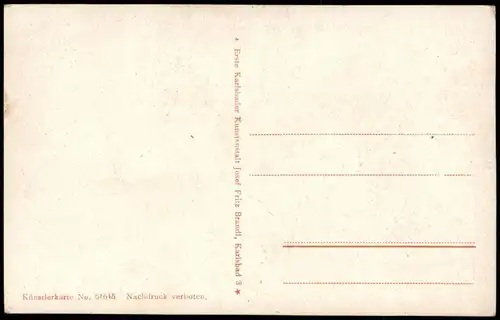 Postcard Karlsbad Karlovy Vary Restaurant Stadtpark 1912