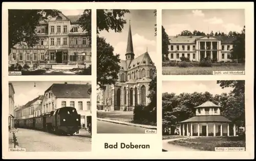 Ansichtskarte Bad Doberan Kleinbahn, Kurhaus 1959