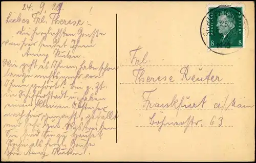 Ansichtskarte Mannheim Rosengarten 1929