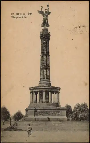 Ansichtskarte Mitte-Berlin Siegessäule 1914