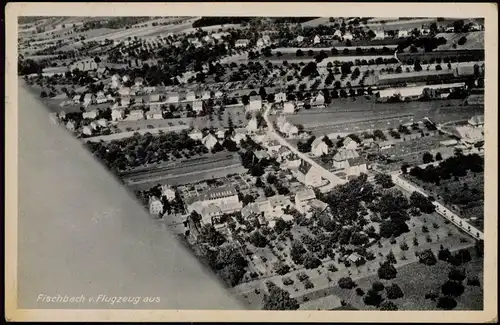 Ansichtskarte Fischbach-Friedrichshafen Luftbild 1943