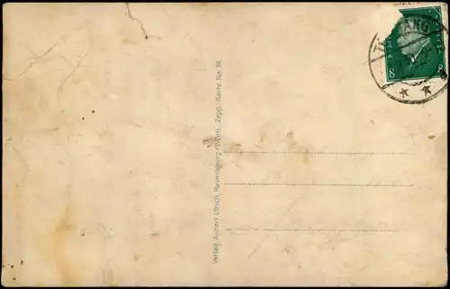 Manzell-Friedrichshafen Zeppelin-Halle, Graf Zeppelin LZ 127 geschmückt 1930