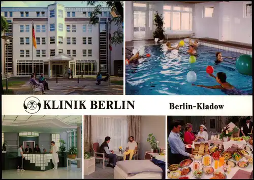 Kladow-Berlin KLINIK BERLIN Rehabilitationsklinik Kladower Damm 223 1982