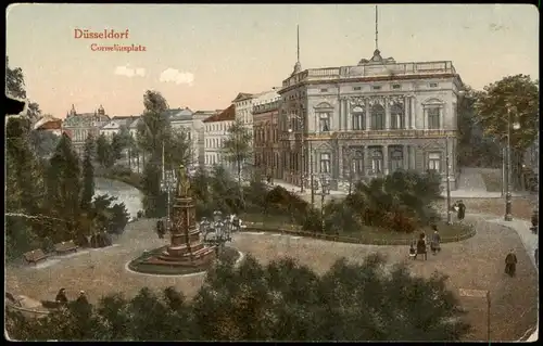 Ansichtskarte Düsseldorf Corneliusplatz 1937
