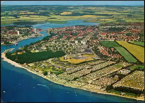 Ansichtskarte Neustadt (Holstein) Luftbild 1985