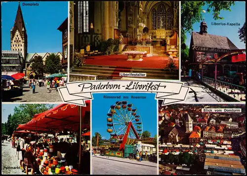 Ansichtskarte Paderborn Liborifest - Mehrbild 1978