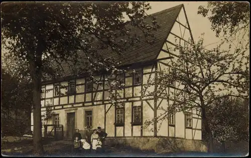 .Sachsen Deutschland Sachsen Fachwerkhaus Photo: Schlegel Mittweida 1912