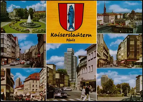 Ansichtskarte Kaiserslautern Mehrbild Straßen und Plätze 1976