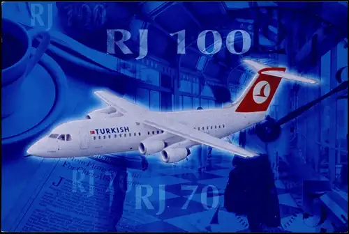 TURKISH AIRLINES TÜRK HAVA YOLLARI Flugzeug Airplane Avion 1995
