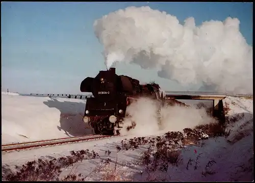Güterzugdampflokomotive 58 3006 Verkehr/KFZ - Eisenbahn/Zug/Lokomotive 1982