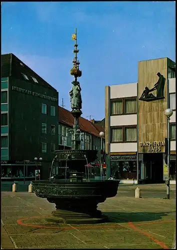 Ansichtskarte Hannover Marktplatz, Barmenia-Haus, Orient Teppiche 1991